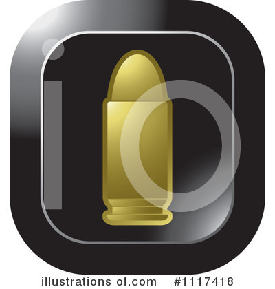 Royalty-Free (RF) Bullet Clipart Illustration by Lal Perera - Stock Sample #1117418
