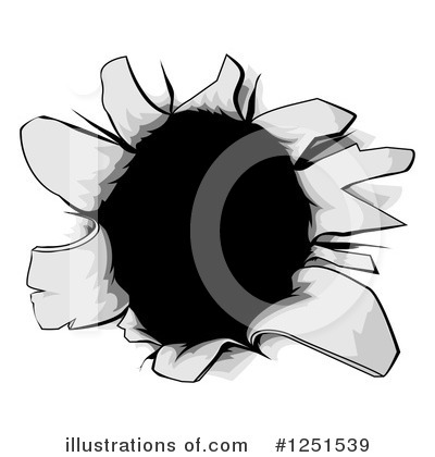 Royalty-Free (RF) Bullet Hole Clipart Illustration by AtStockIllustration - Stock Sample #1251539