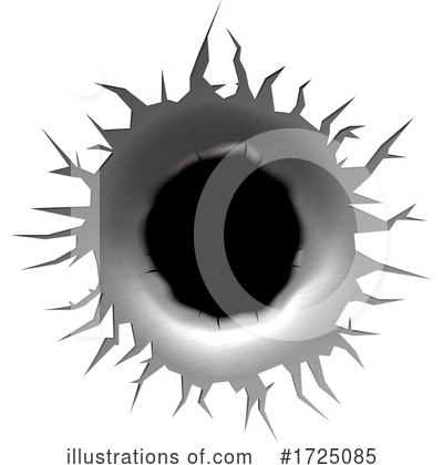 Royalty-Free (RF) Bullet Hole Clipart Illustration by AtStockIllustration - Stock Sample #1725085