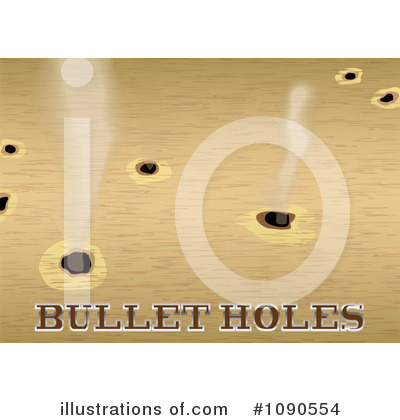 Royalty-Free (RF) Bullet Holes Clipart Illustration by michaeltravers - Stock Sample #1090554