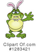 Bullfrog Clipart #1283421 by Dennis Holmes Designs
