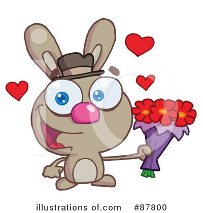 Royalty-Free (RF) Bunny Clipart Illustration by Hit Toon - Stock Sample #87800