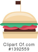 Burger Clipart #1392559 by BNP Design Studio