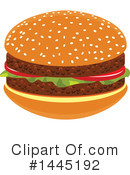 Burger Clipart #1445192 by Vector Tradition SM