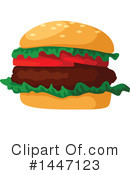 Burger Clipart #1447123 by Vector Tradition SM