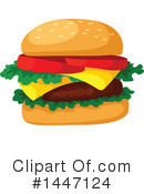 Burger Clipart #1447124 by Vector Tradition SM