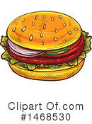 Burger Clipart #1468530 by Vector Tradition SM