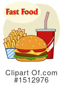 Burger Clipart #1512976 by Hit Toon
