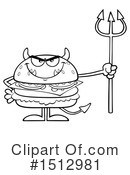 Burger Clipart #1512981 by Hit Toon