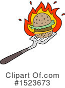 Burger Clipart #1523673 by lineartestpilot
