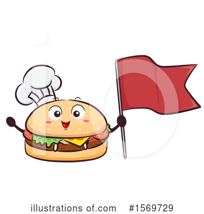 Royalty-Free (RF) Burger Clipart Illustration by BNP Design Studio - Stock Sample #1569729