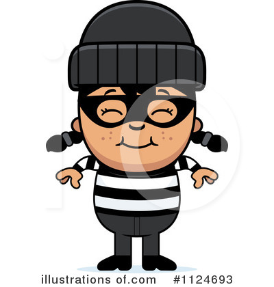 Royalty-Free (RF) Burglar Clipart Illustration by Cory Thoman - Stock Sample #1124693