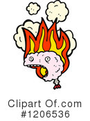 Burning Brain Clipart #1206536 by lineartestpilot