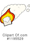 Burning Envelope Clipart #1195529 by lineartestpilot
