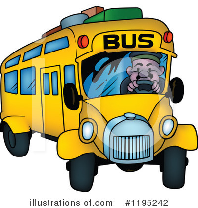 Royalty-Free (RF) Bus Clipart Illustration by dero - Stock Sample #1195242