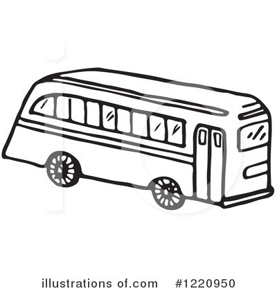 Royalty-Free (RF) Bus Clipart Illustration by Picsburg - Stock Sample #1220950