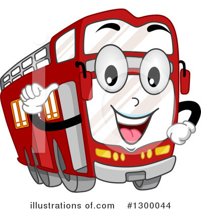 Royalty-Free (RF) Bus Clipart Illustration by BNP Design Studio - Stock Sample #1300044