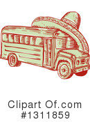 Bus Clipart #1311859 by patrimonio