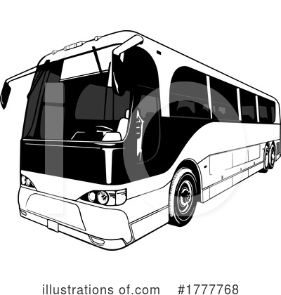 Royalty-Free (RF) Bus Clipart Illustration by dero - Stock Sample #1777768
