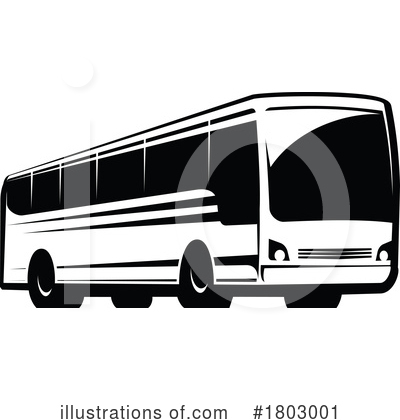 Bus Clipart #1803001 by Vector Tradition SM