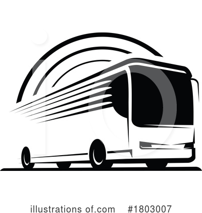Tour Bus Clipart #1803007 by Vector Tradition SM