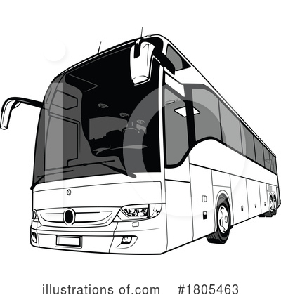 Royalty-Free (RF) Bus Clipart Illustration by dero - Stock Sample #1805463