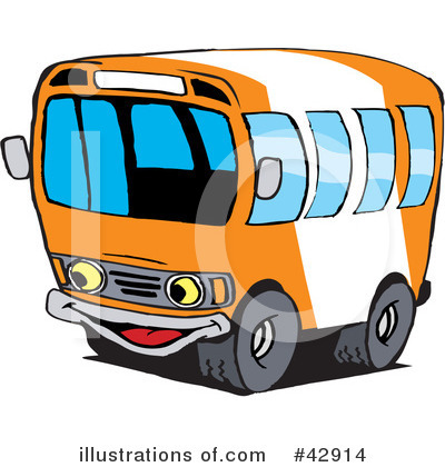 School Bus Clipart #42914 by Dennis Holmes Designs