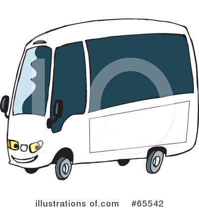 Royalty-Free (RF) Bus Clipart Illustration by Dennis Holmes Designs - Stock Sample #65542