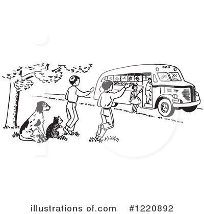 Royalty-Free (RF) Bus Stop Clipart Illustration by Picsburg - Stock Sample #1220892