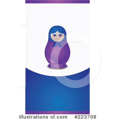 Royalty-Free (RF) Business Card Clipart Illustration by Eugene - Stock Sample #223708