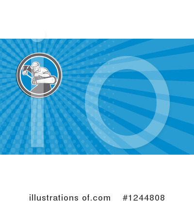 Royalty-Free (RF) Business Card Design Clipart Illustration by patrimonio - Stock Sample #1244808