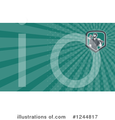 Royalty-Free (RF) Business Card Design Clipart Illustration by patrimonio - Stock Sample #1244817