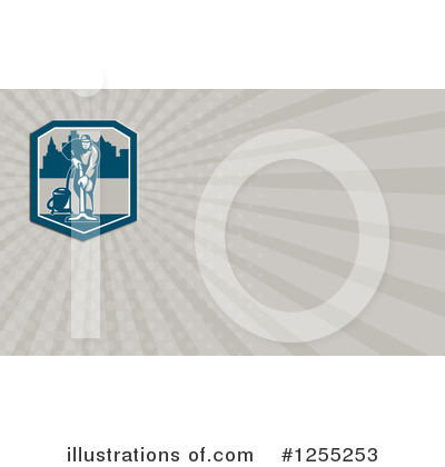 Royalty-Free (RF) Business Card Design Clipart Illustration by patrimonio - Stock Sample #1255253