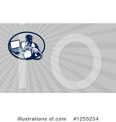 Royalty-Free (RF) Business Card Design Clipart Illustration by patrimonio - Stock Sample #1255254