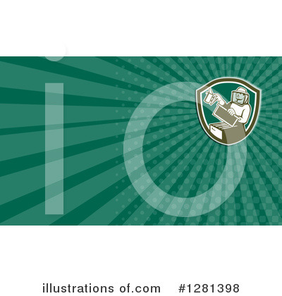 Royalty-Free (RF) Business Card Design Clipart Illustration by patrimonio - Stock Sample #1281398