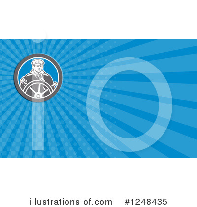 Royalty-Free (RF) Business Card Template Clipart Illustration by patrimonio - Stock Sample #1248435