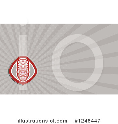 Royalty-Free (RF) Business Card Template Clipart Illustration by patrimonio - Stock Sample #1248447