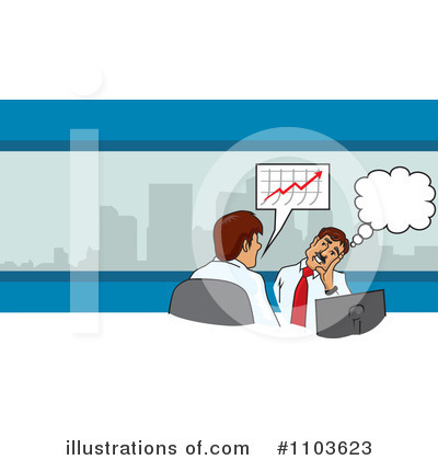 Business Man Clipart #1103623 by David Rey