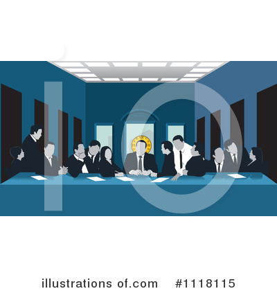 Business Man Clipart #1118115 by David Rey
