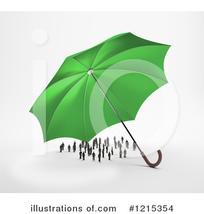 Umbrellas Clipart #1215354 by Mopic
