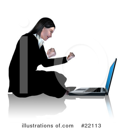 Businesswoman Clipart #22113 by Tonis Pan