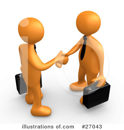Handshake Clipart #27043 by 3poD