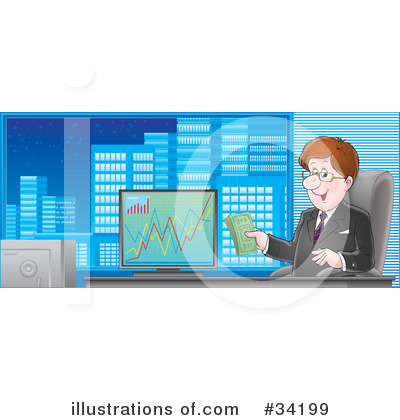 Royalty-Free (RF) Business Clipart Illustration by Alex Bannykh - Stock Sample #34199