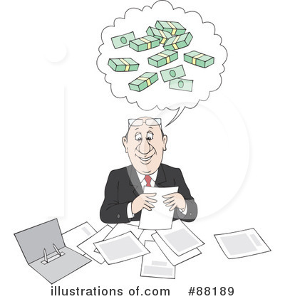 Royalty-Free (RF) Business Clipart Illustration by Alex Bannykh - Stock Sample #88189