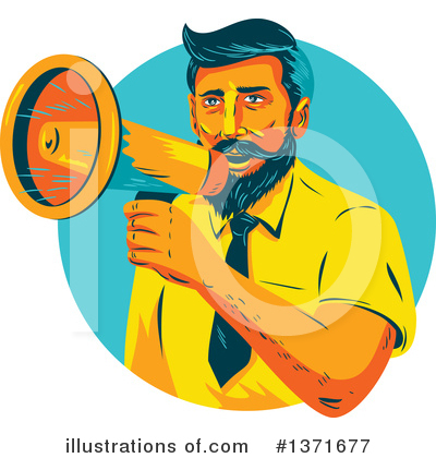 Royalty-Free (RF) Business Man Clipart Illustration by patrimonio - Stock Sample #1371677