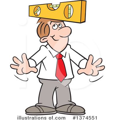 Royalty-Free (RF) Business Man Clipart Illustration by Johnny Sajem - Stock Sample #1374551