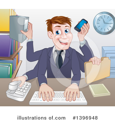 Businessman Clipart #1396948 by AtStockIllustration
