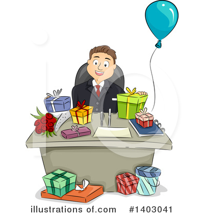 Royalty-Free (RF) Business Man Clipart Illustration by BNP Design Studio - Stock Sample #1403041