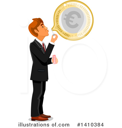 White Businessman Clipart #1410384 by Vector Tradition SM