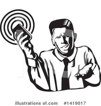 Communications Clipart #1419017 by David Rey